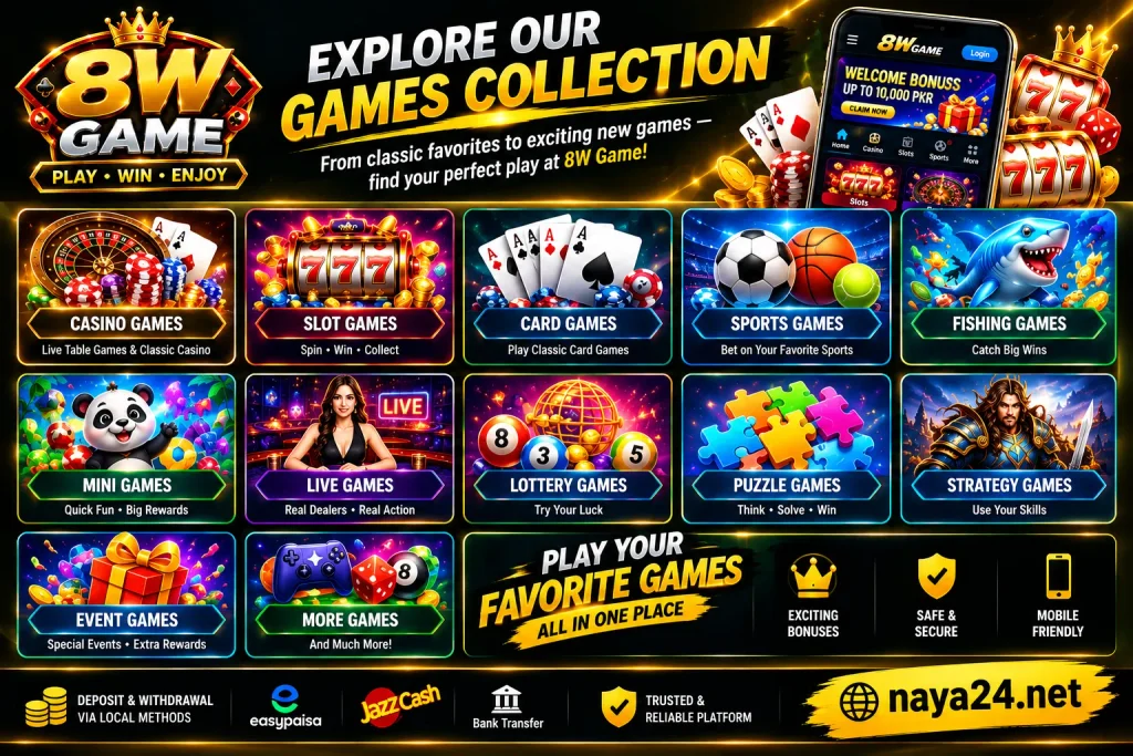 8w available games